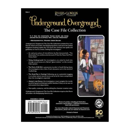 Rivers of London: Underground, Overground | Black Monk (gry fabularne RPG)