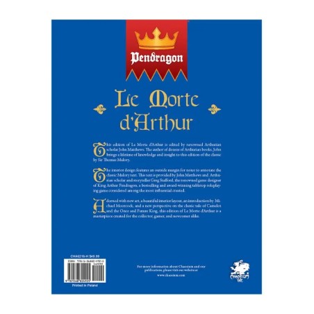 Pendragon Fiction: Le Morte D'Arthur | Black Monk Games RPG