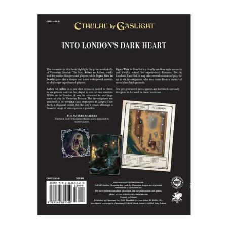 Call of Cthulhu: Cthulhu by Gaslight - Dust and Blood | RPG