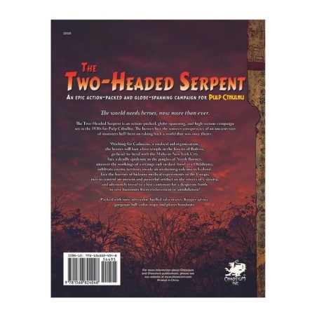 Call of Cthulhu: Pulp Cthulhu - The Two-Headed Serpent | Black Monk