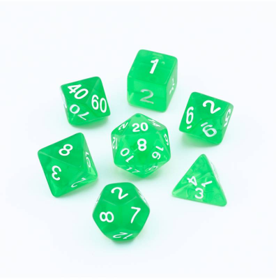 Zestaw Kości - Kryształowe - Marsjańska Brylantyna - Black Monk: Gry Fabularne (RPG)!