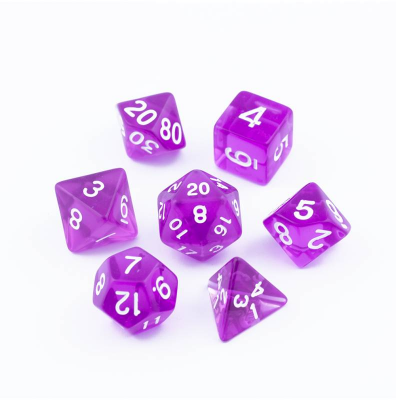 Zestaw Kości - Kryształowe - Leśna Przekąska - Black Monk: Gry Fabularne (RPG)!