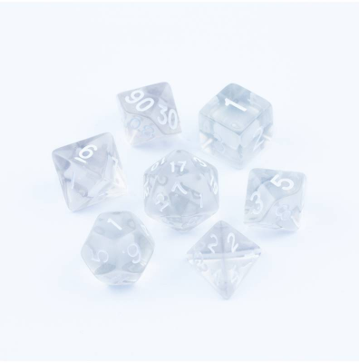 Zestaw Kości - Kryształowe - Totalna Dezintegracja - Black Monk: Gry Fabularne (RPG)!