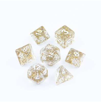 Zestaw Kości - Brokatowe - Łzy Hesperyd - Black Monk: Gry Fabularne (RPG)!