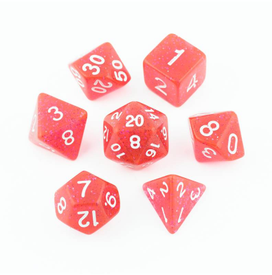 Zestaw Kości - Brokatowe - Oblizana Landrynka - Black Monk: Gry Fabularne (RPG)!