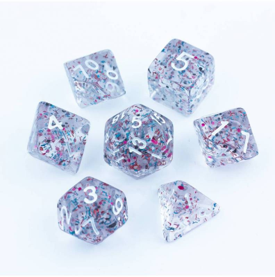 Zestaw Kości - Brokatowe - Karnawałowy Obłęd - Black Monk: Gry Fabularne (RPG)!