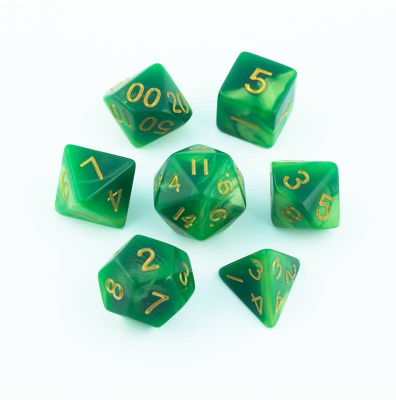 Zestaw Kości - Dwukolorowe - Zmącona Sadzawka - Black Monk: Gry Fabularne (RPG)!