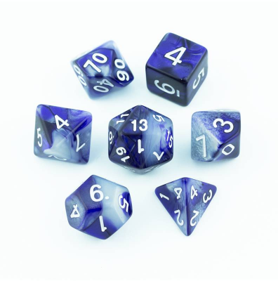 Zestaw Kości - Dwukolorowe - Bezdnia Maelstromu - Black Monk: Gry Fabularne (RPG)!