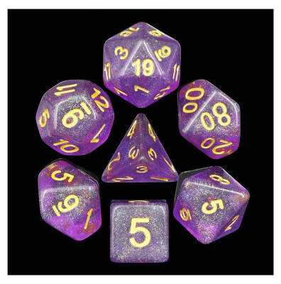 Zestaw Kości - Galaktyczne - Blask Kosmosu - Black Monk: Gry Fabularne (RPG)!