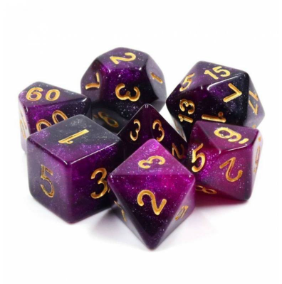 Zestaw Kości - Galaktyczne - Chmura Osnowy - Black Monk: Gry Fabularne (RPG)!