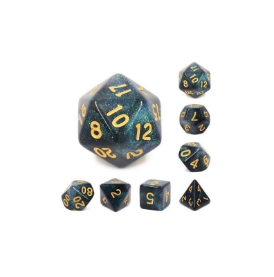 Zestaw Kości - Galaktyczne - Czarna Dziura - Black Monk: Gry Fabularne (RPG)!