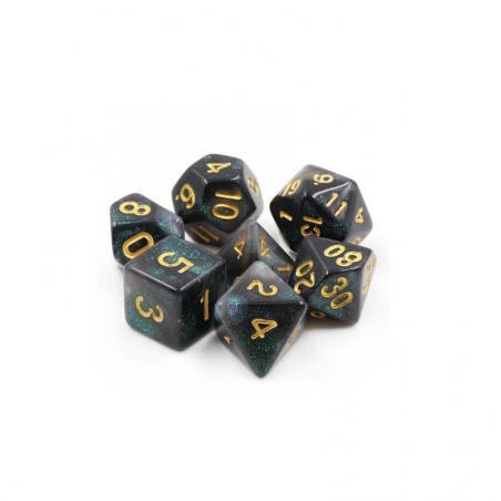 Zestaw Kości - Galaktyczne - Czarna Dziura - Black Monk: Gry Fabularne (RPG)!