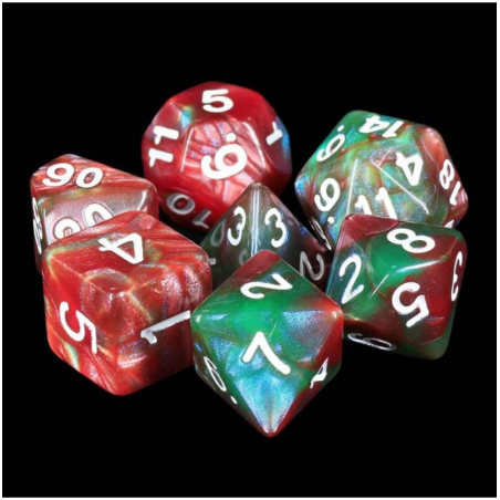 Zestaw Kości - Galaktyczne - Jabłkowa trucizna - Black Monk: Gry Fabularne (RPG)!