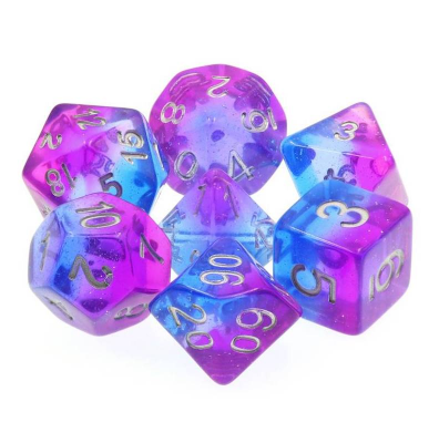 Zestaw Kości - Tęczowe - Blask Północy - Black Monk: Gry Fabularne (RPG)!