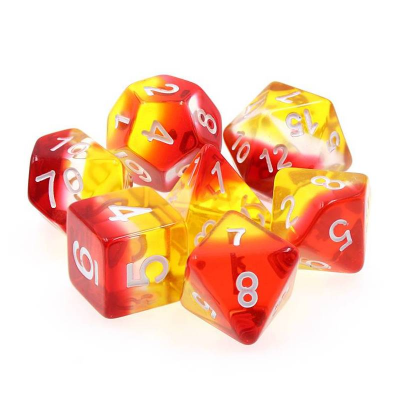 Zestaw Kości - Tęczowe - Krwawy Świt - Black Monk: Gry Fabularne (RPG)!