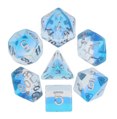 Zestaw Kości - Tęczowe - Łza Lodowca - Black Monk: Gry Fabularne (RPG)!
