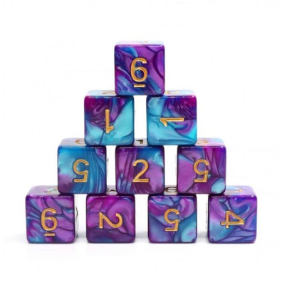 Kości K6 - Fantazja Czarodzieja - Black Monk: Gry Fabularne (RPG)!