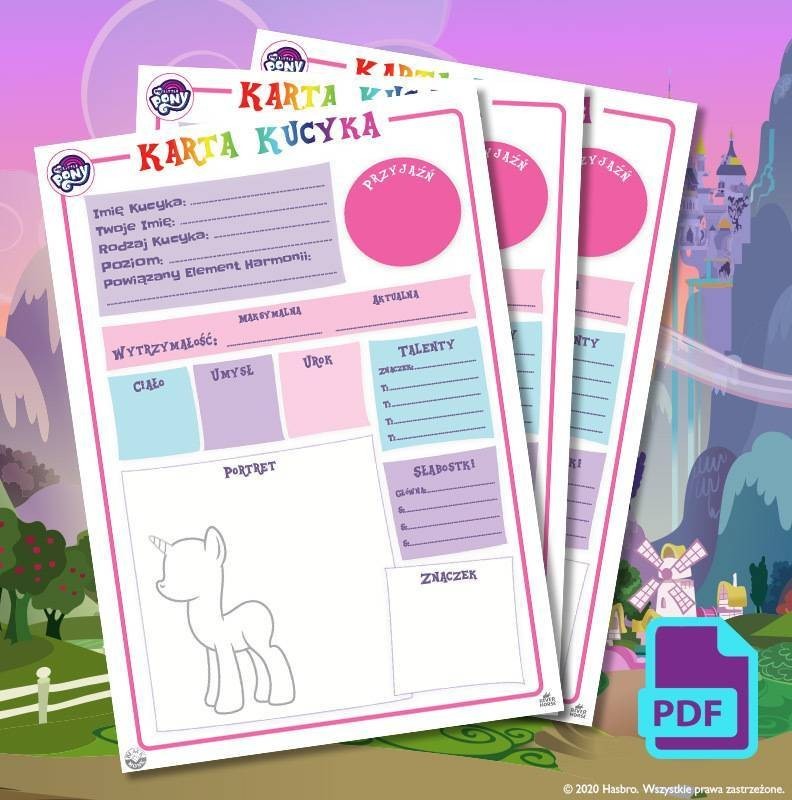 PDF Equestria: Karty Kucyków
