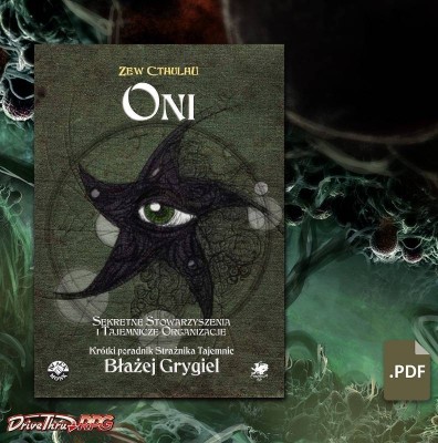 Miniporadnik - ONI - Black Monk: Gry Fabularne (RPG)!