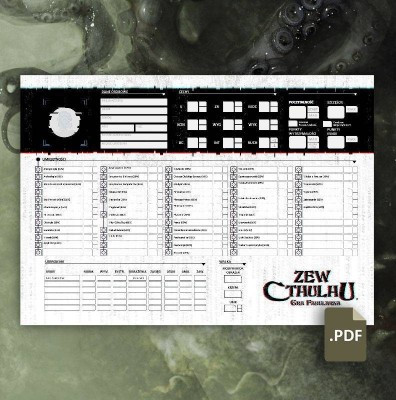 Zew Cthulhu: Interaktywna Karta Badacza współczesna - Black Monk: Gry fabularne (RPG)!