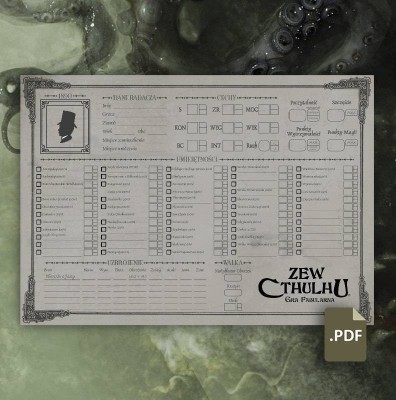 Zew Cthulhu: Interaktywna Karta Badacza 1890 - Black Monk: Gry Fabularne (RPG)!