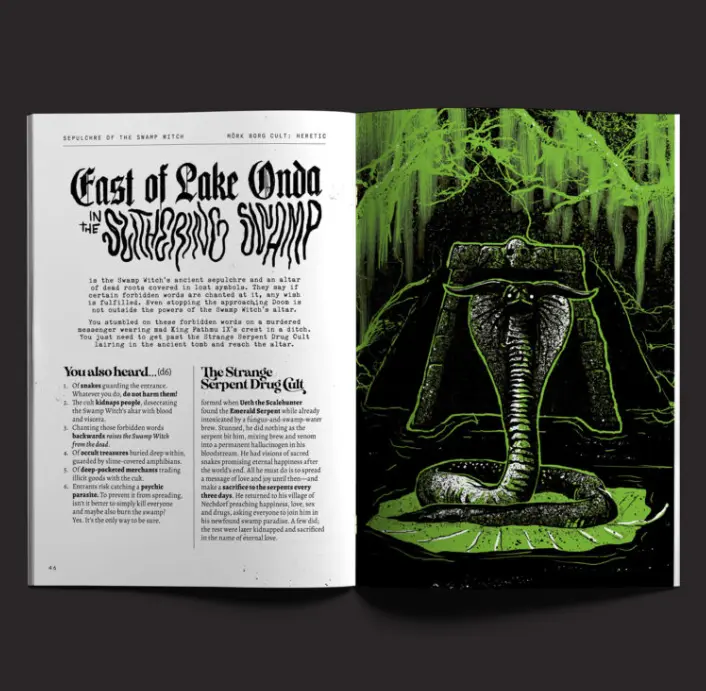 Two pages of the book