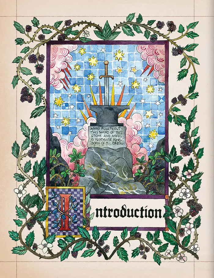 Strona wprowadzenia do książki Pendragon: Noble's Handbook
