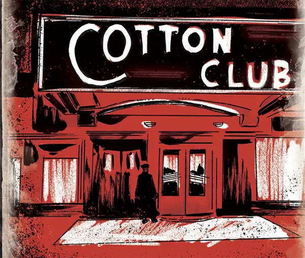 Ilustracja przedstawiająca klub Cotton z podręcznika Harlem Unbound
