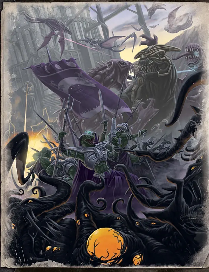 Przykładowa ilustracja z książki Two-Headed Serpent