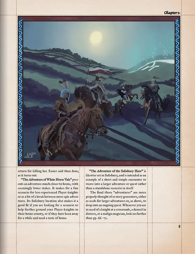 Strona wstępu w książce The Sauvage King