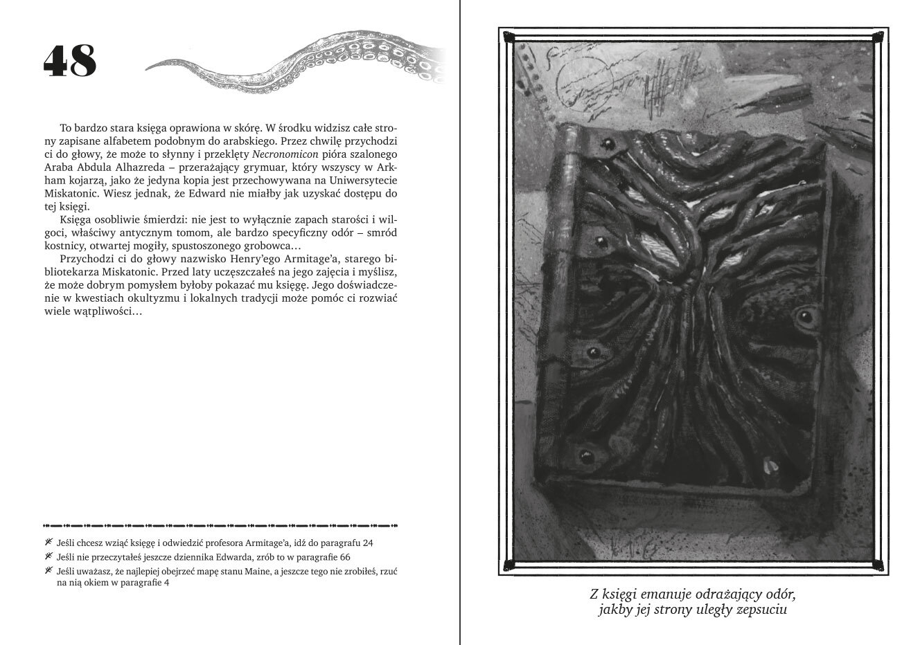 Fragment wnętrza książki Coś na progu 