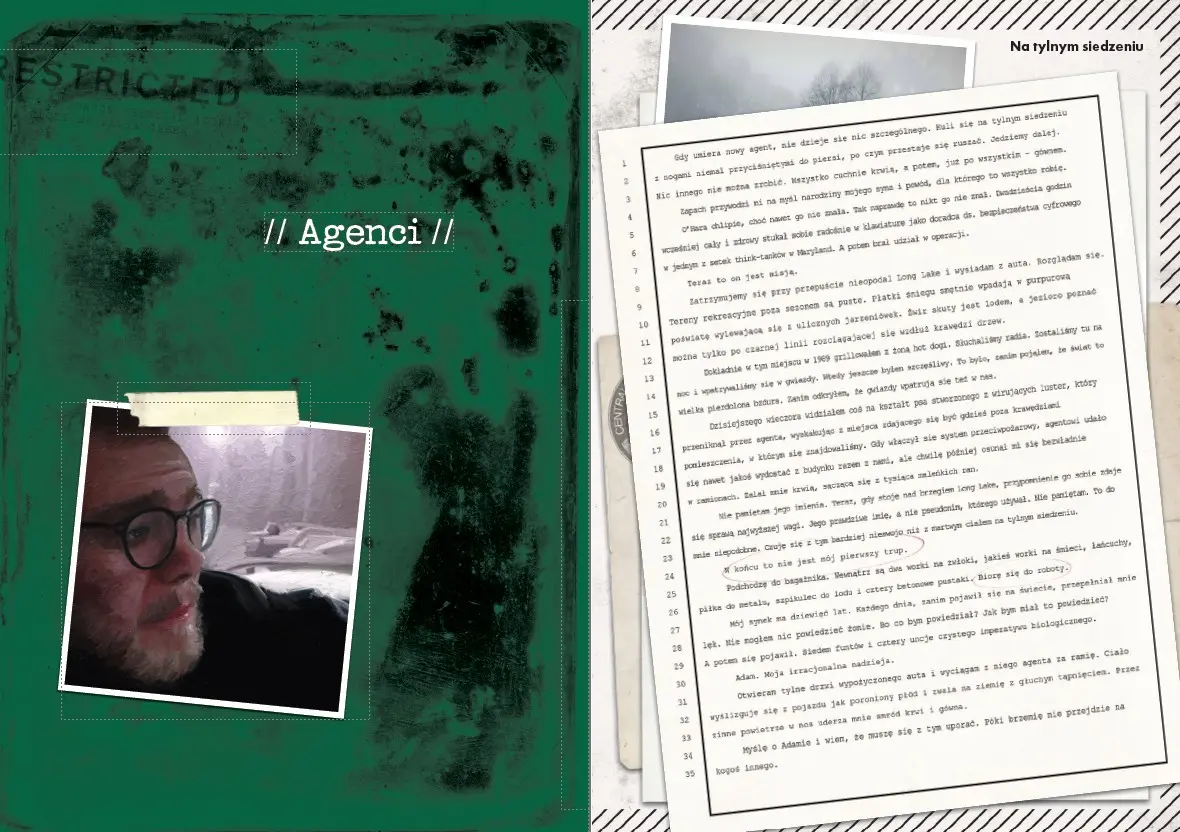 Strony z książki Podręcznik Agenta rozpoczynające rozdział