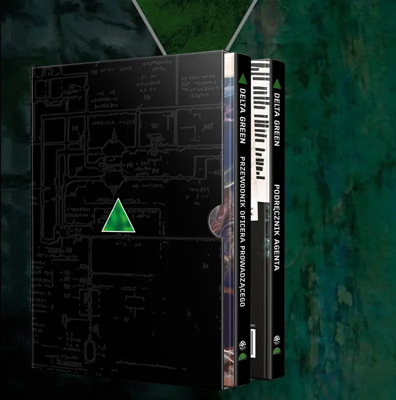 Wizualizacja dwóch podręczników w futerale