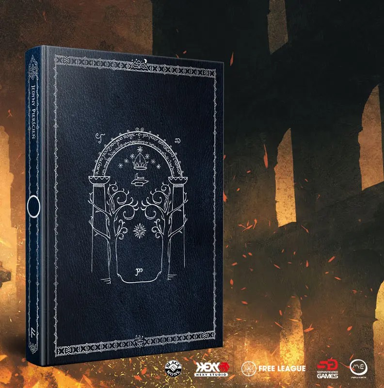 Ilustracja okładki ekskluzywnej książki Moria