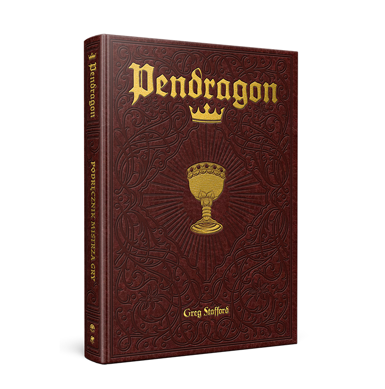 Okładka ekskluzywna książki Pendragon - Podręcznik Mistrza Gry