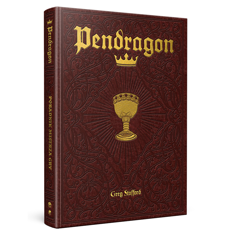 Okładka ekskluzywna książki Pendragon - Podręcznik Mistrza Gry