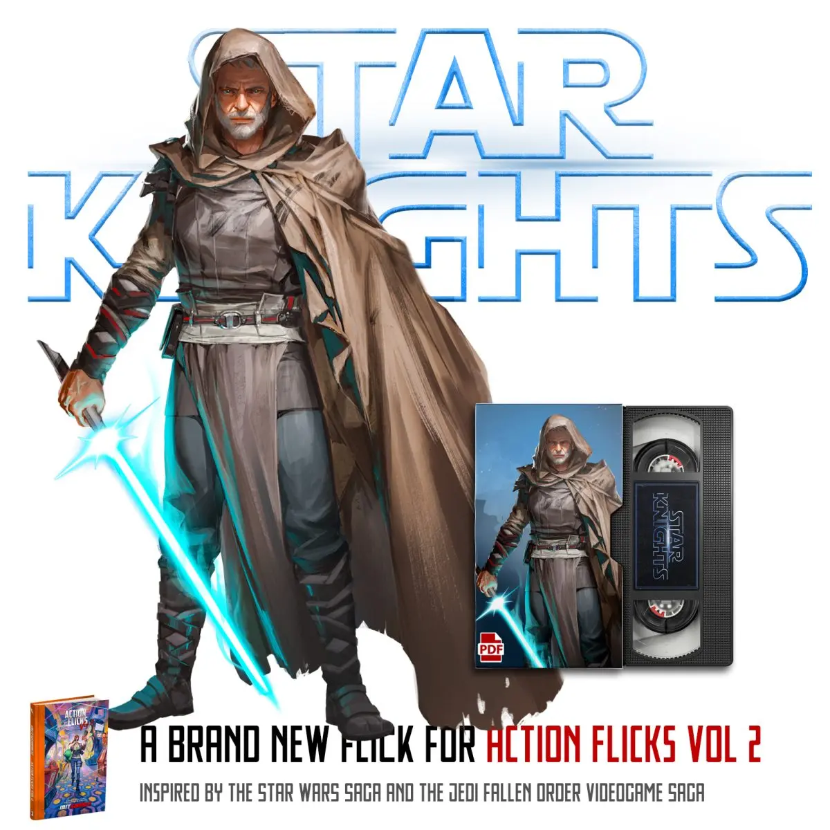 Picture presenting Star Knights action flick