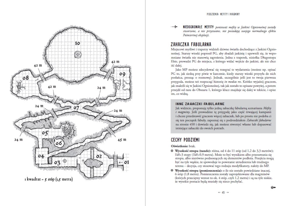 Fragment rozdziału o podziemiach z książki Zatem Chcesz Zostać Mistrzem Gry