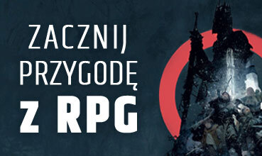Baner z napisem Zacznij Przygodę z RPG