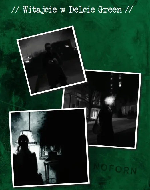 Przykładowa strona z grafiką z gry Delta Green RPG