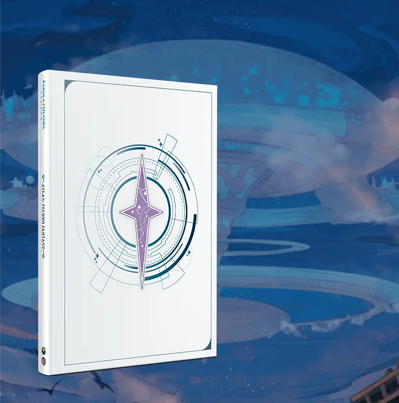 Okładka limitowana książki Atlas Techno Fantasy