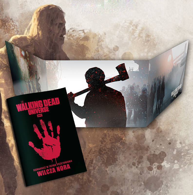 The Walking Dead Universe: Wilcza nora i Ekran Mistrza Gry + PDF